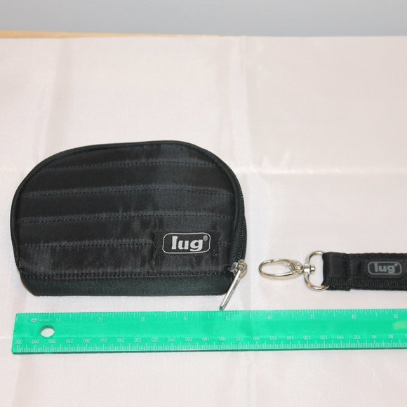 Lug bundle: small black pouch/coin purse and 2 key chains - Picture 4 of 5